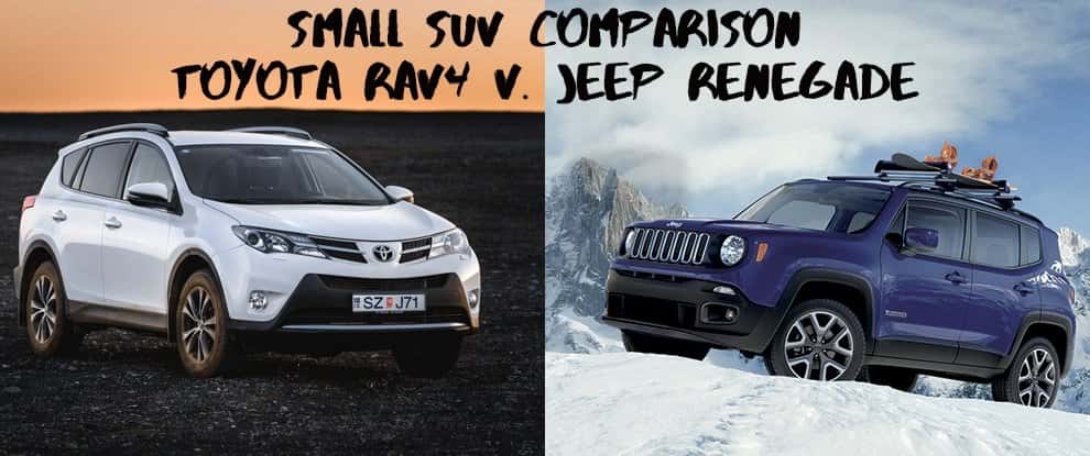 2016 Compact SUV Comparison: Jeep Renegade and Toyota Rav4 | Hollywood  Chrysler Jeep