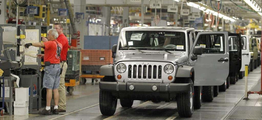 This is how Jeep wrangler is made in Michigan