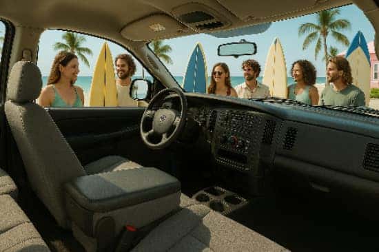 Dodge Ram 1500 Quad Cab interior 2002