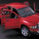 Red Dodge Ram 1500 2002