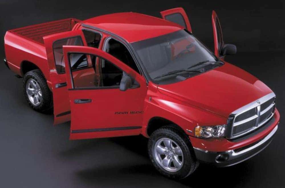 Red Dodge Ram 1500 2002