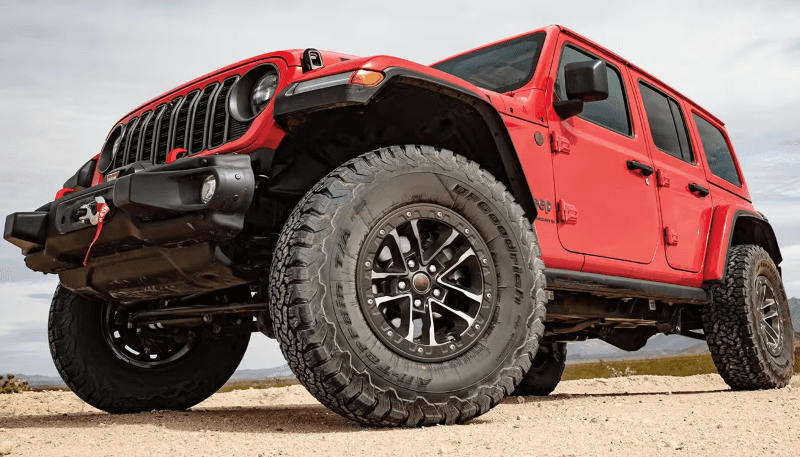 Firecracker Red Jeep Wrangler 2025