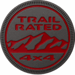 Jeep Trail Rated 4x4 Badge