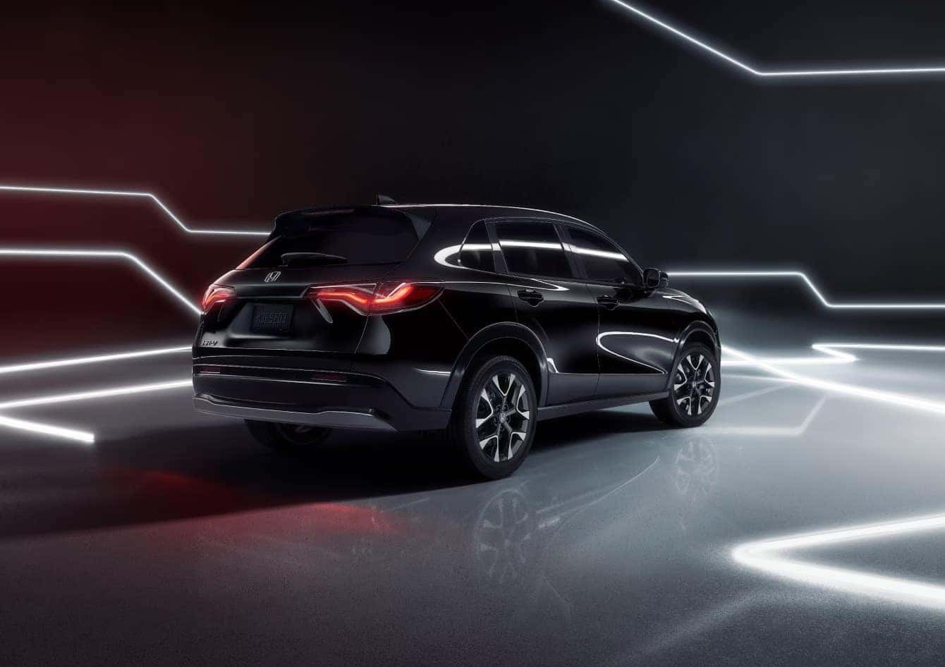 2026 Honda HR-V's sleek front profile with LED headlights.