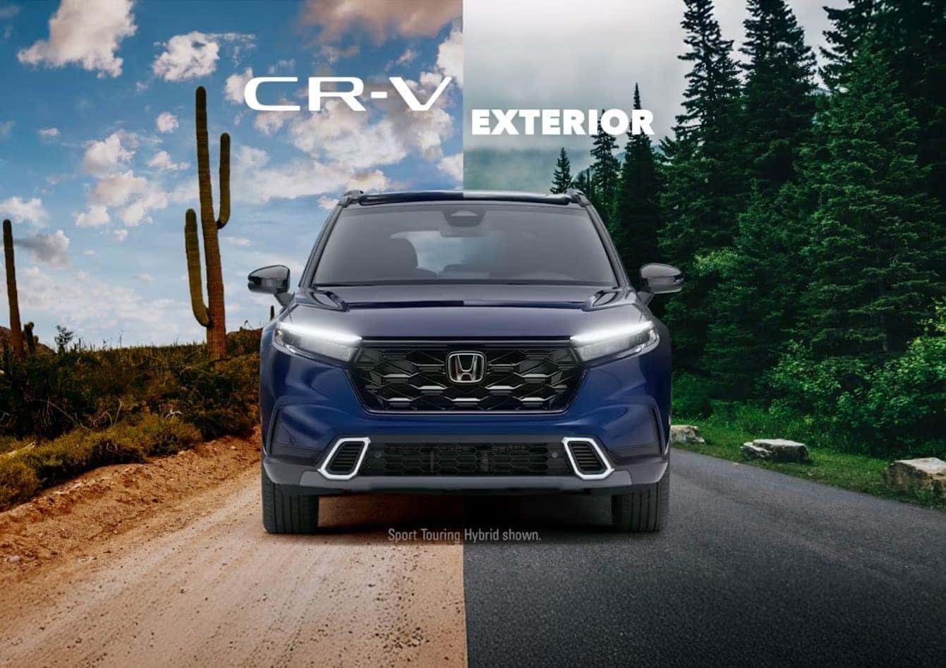 2026 Honda CR-V's sleek front profile with LED headlights.