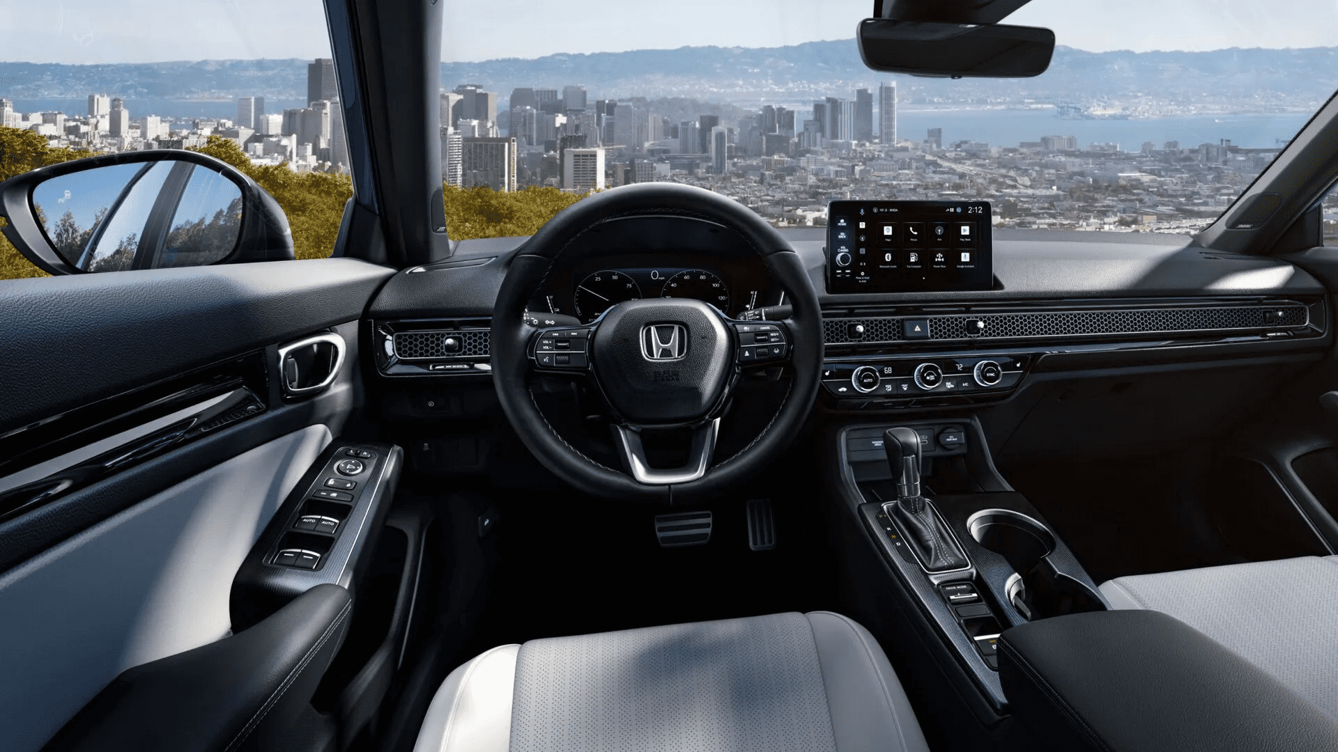 2026 Honda Civic interior showcasing its spaciousness and modern design.