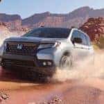 2019 Honda Passport in the mud