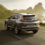 2020 CR-V Hybrid driving on a coastal road