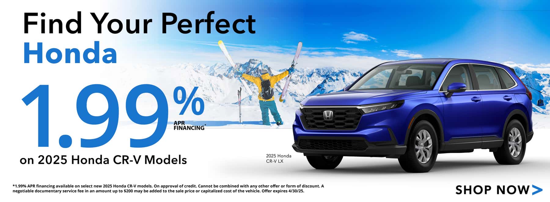 2025 Honda CR-V APR Offer