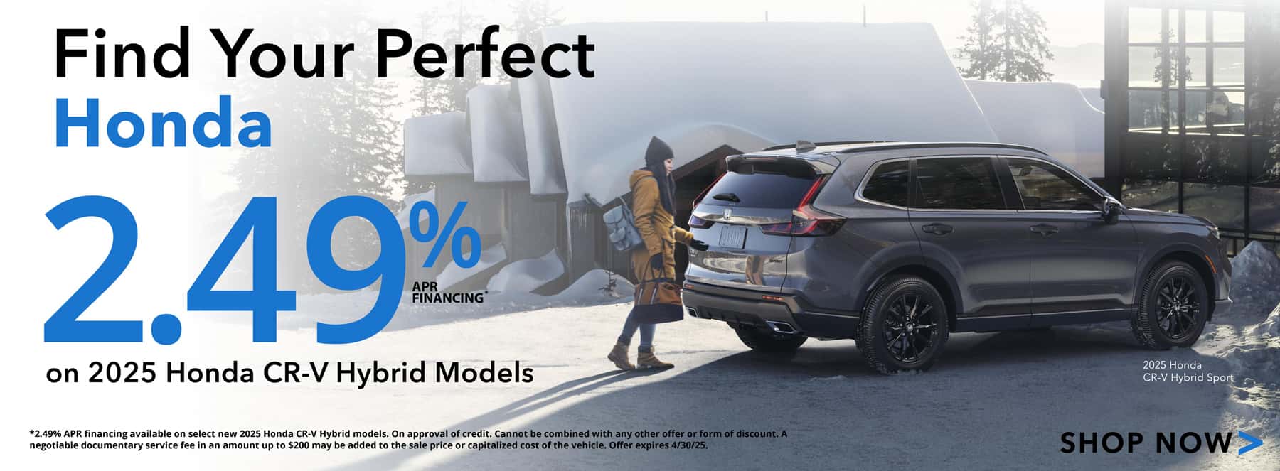 2025 Honda CR-V Hybrid APR Offer
