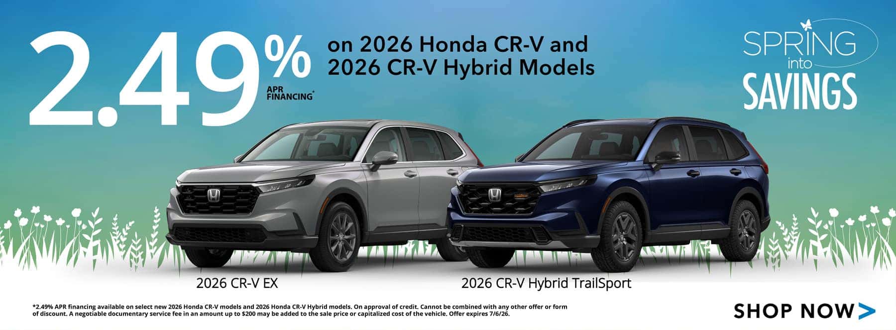 2026 CR-v and CR-V Hybrid APR Offers