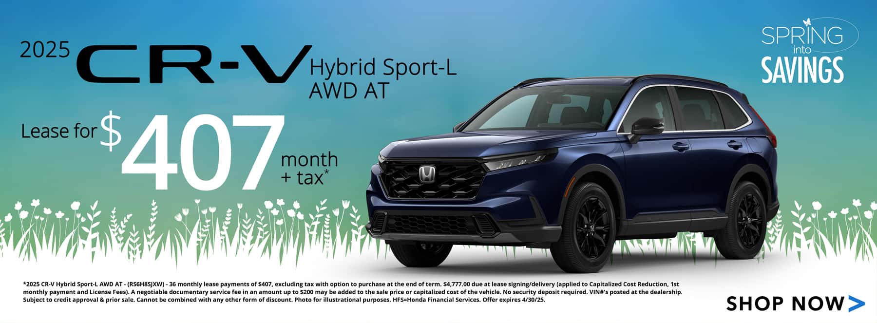 2025 CR-V Hybrid Sport-L Lease