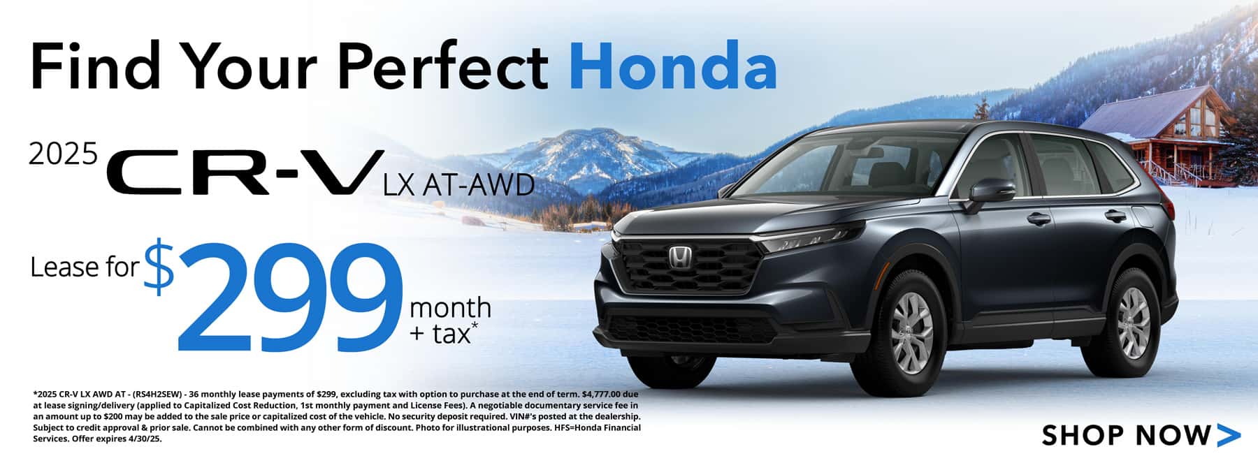 2025 CR-V LX Lease