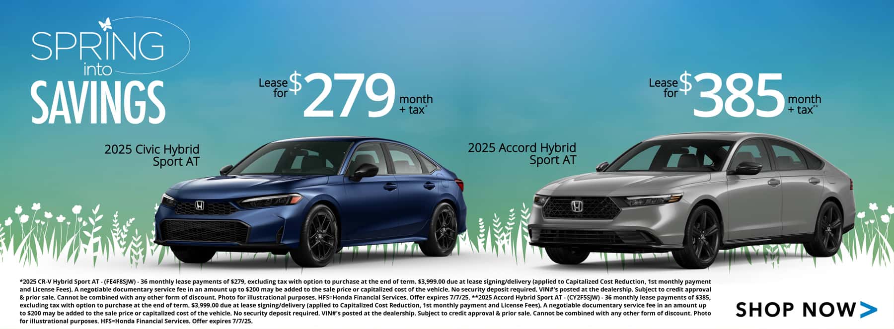 Accord and Civic Lease