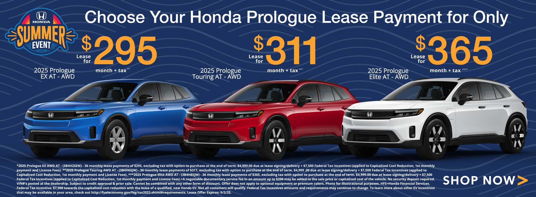 2025 Prologue Leases
