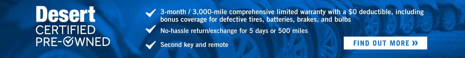 Blue Desert Certified Pre-Owned logo