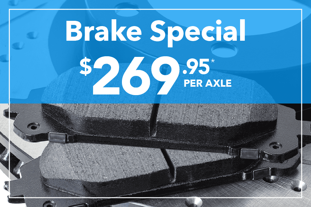 $269.95 per axle Brake Special