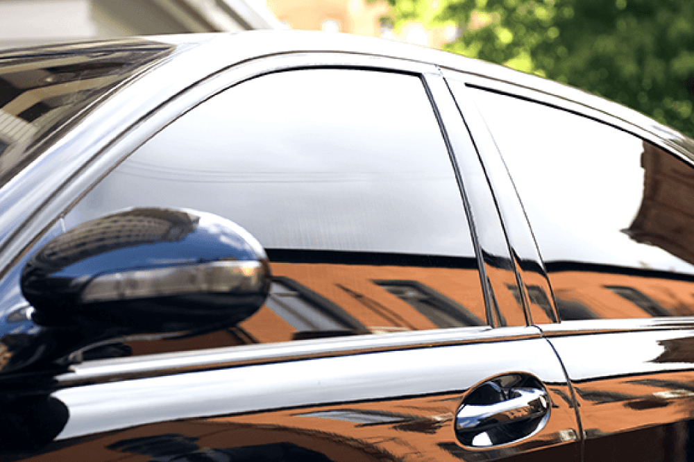 closeup of vehicle windows