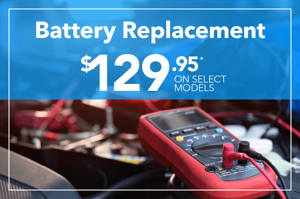 $129.95 Battery Replacement on select models