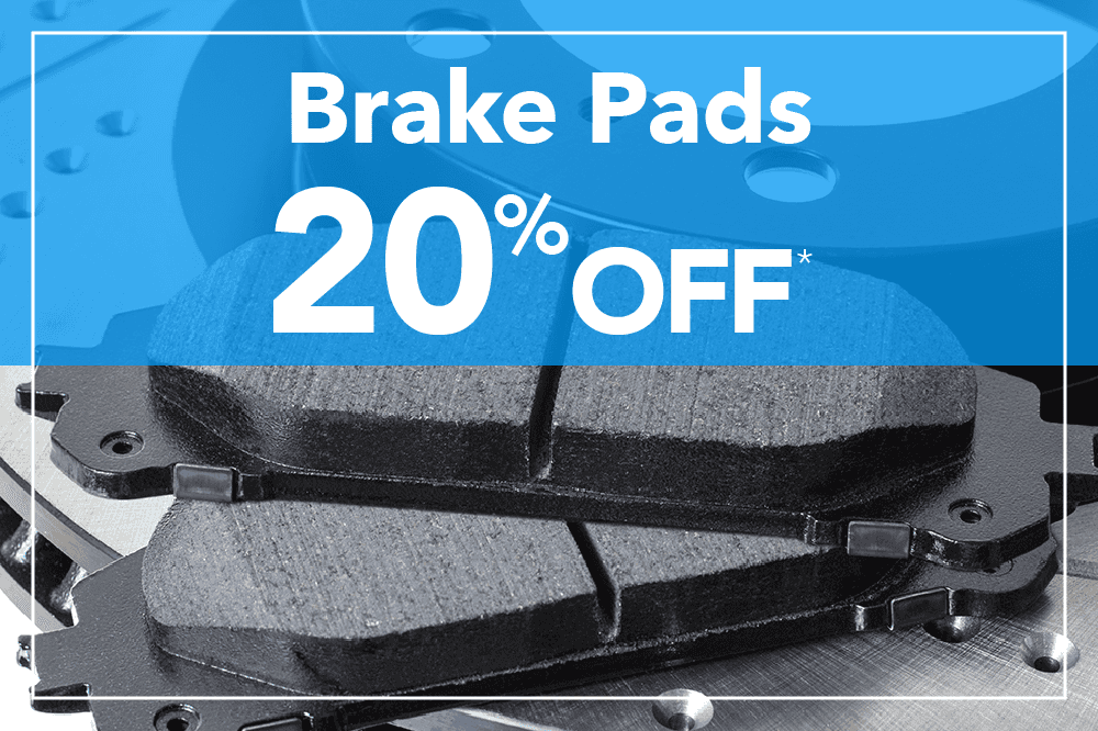 20% off Brake Pads