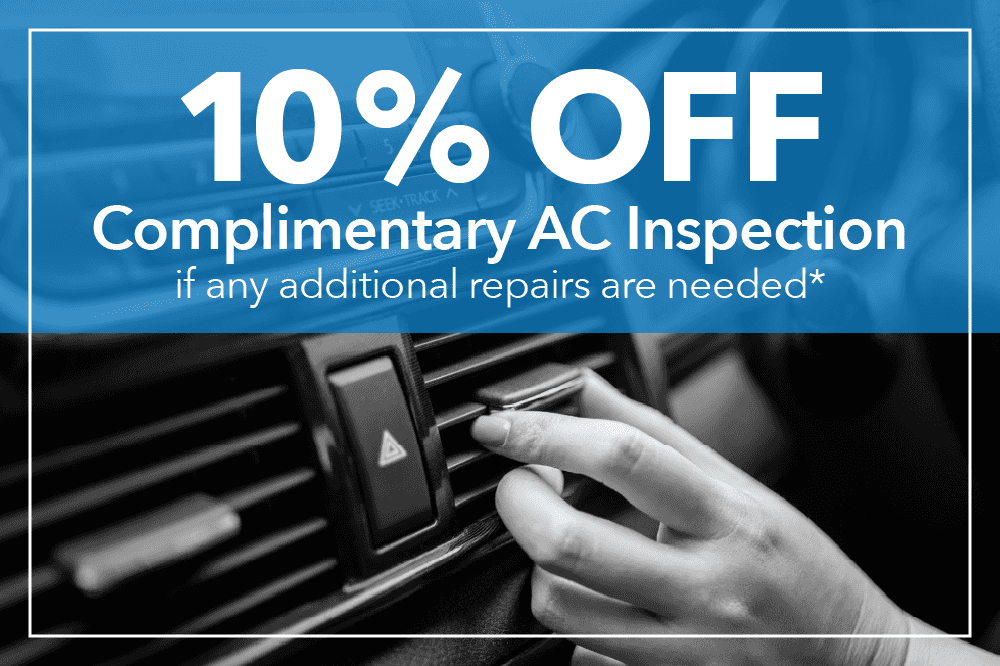 Complimentary AC Inspection 10% OFF if any additional repairs are needed