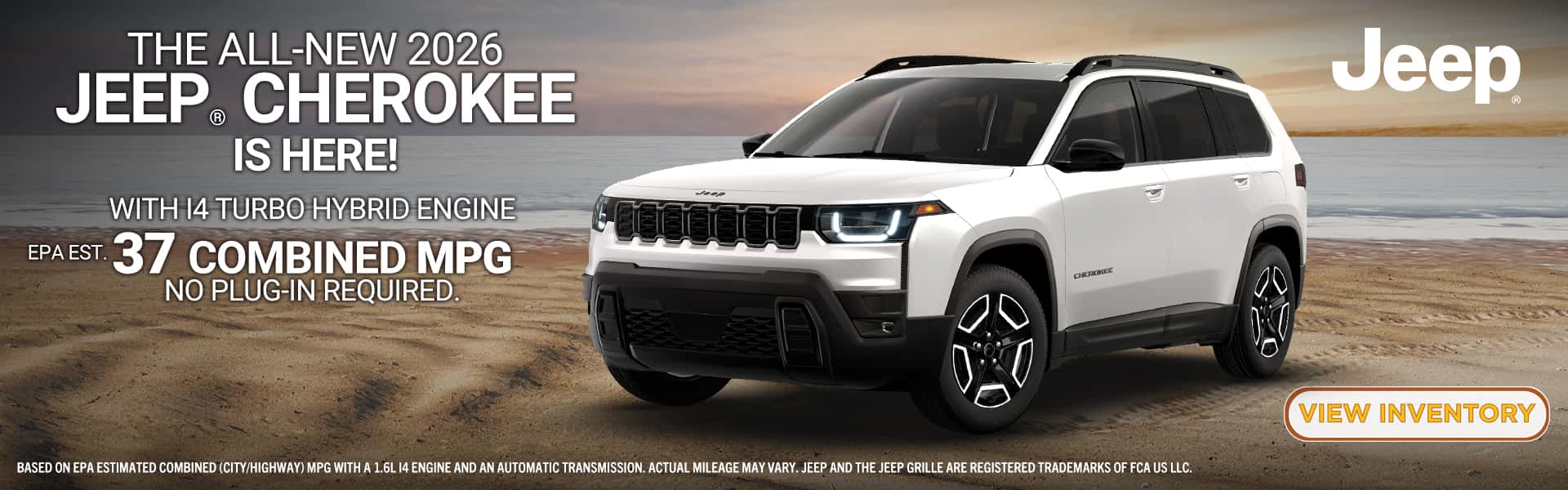 THE ALL-NEW 2026 JEEP. CHEROKEE IS HERE!