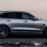 2019 Jaguar F-PACE Silver Side View