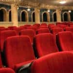 Red velvet theatre seats