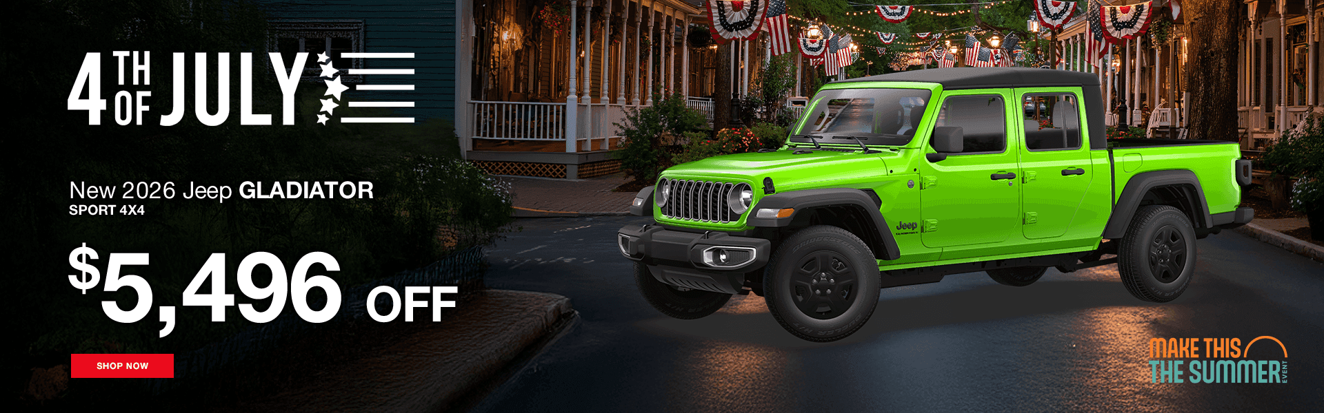 2026 Jeep GLADIATOR SPORT 4X4