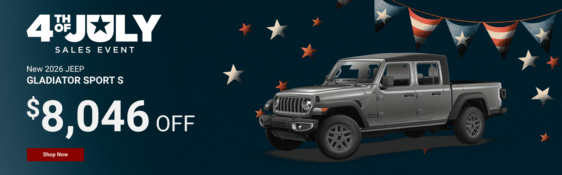 New 2026 Jeep GLADIATOR SPORT S