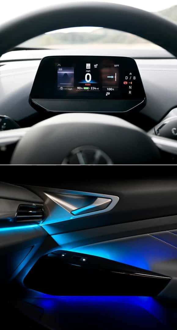 BMW i3 vs. Tesla Model 3 vs. Volkswagen ID.4 Interior Design & Features