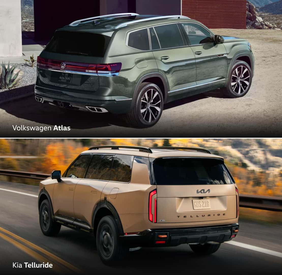 VW Atlas vs. Kia Telluride Design