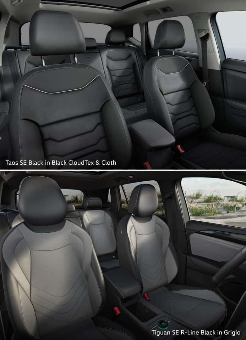 VW Taos vs. Tiguan Specs