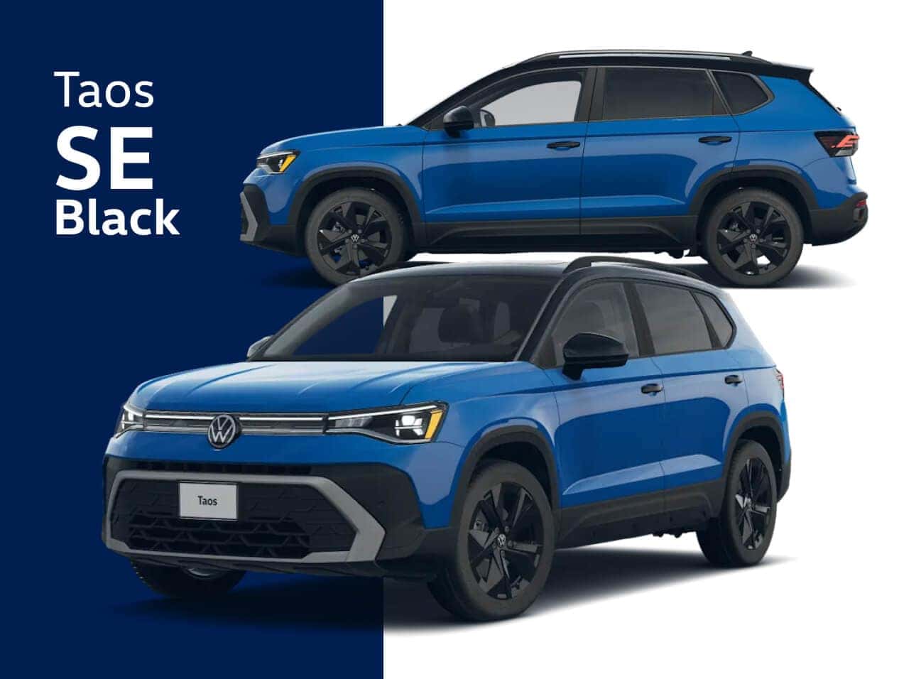 VW Taos Trims Comparison: VW Taos SE Black