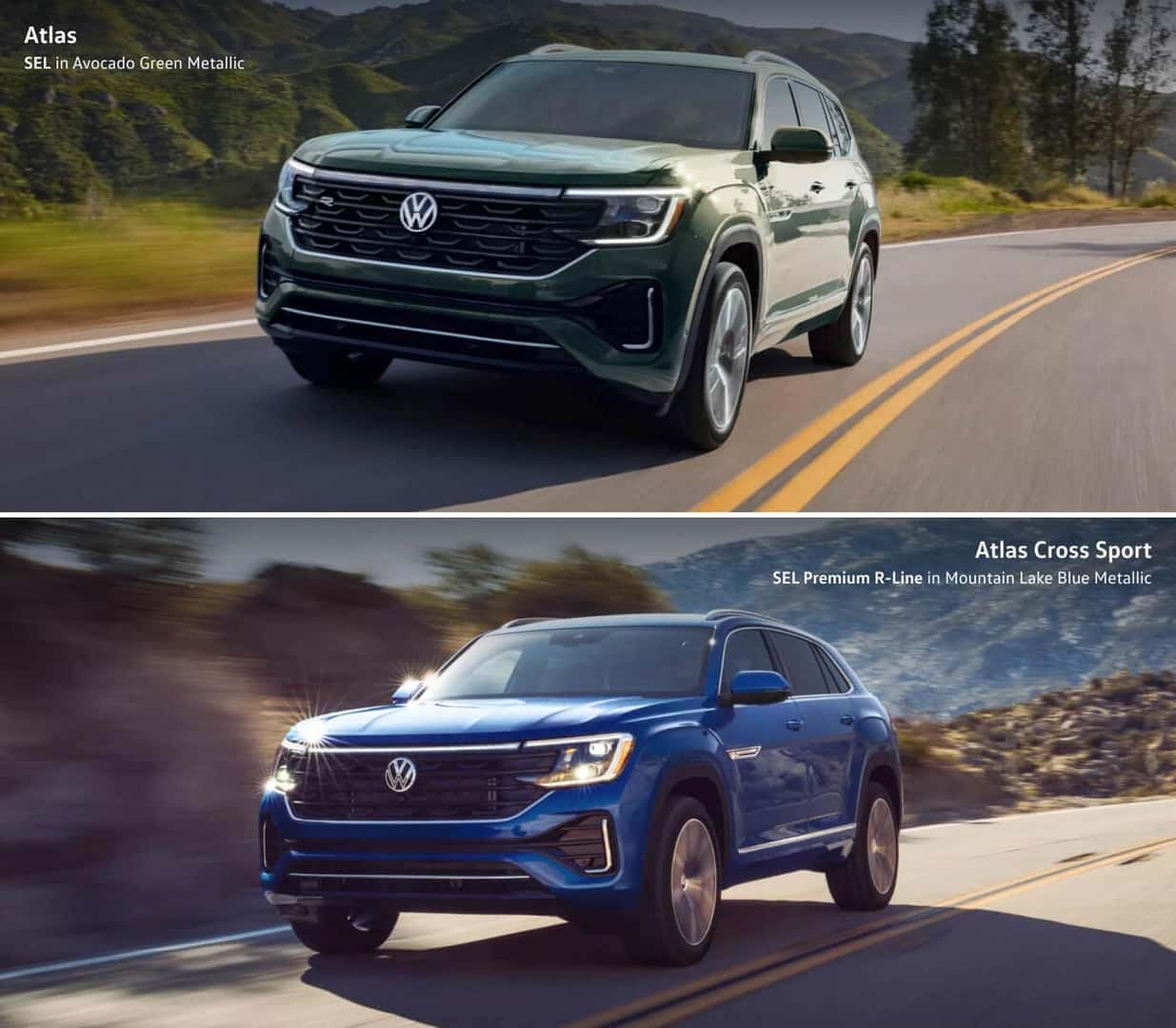 VW Atlas vs. Atlas Cross Sport: Trim Comparison
