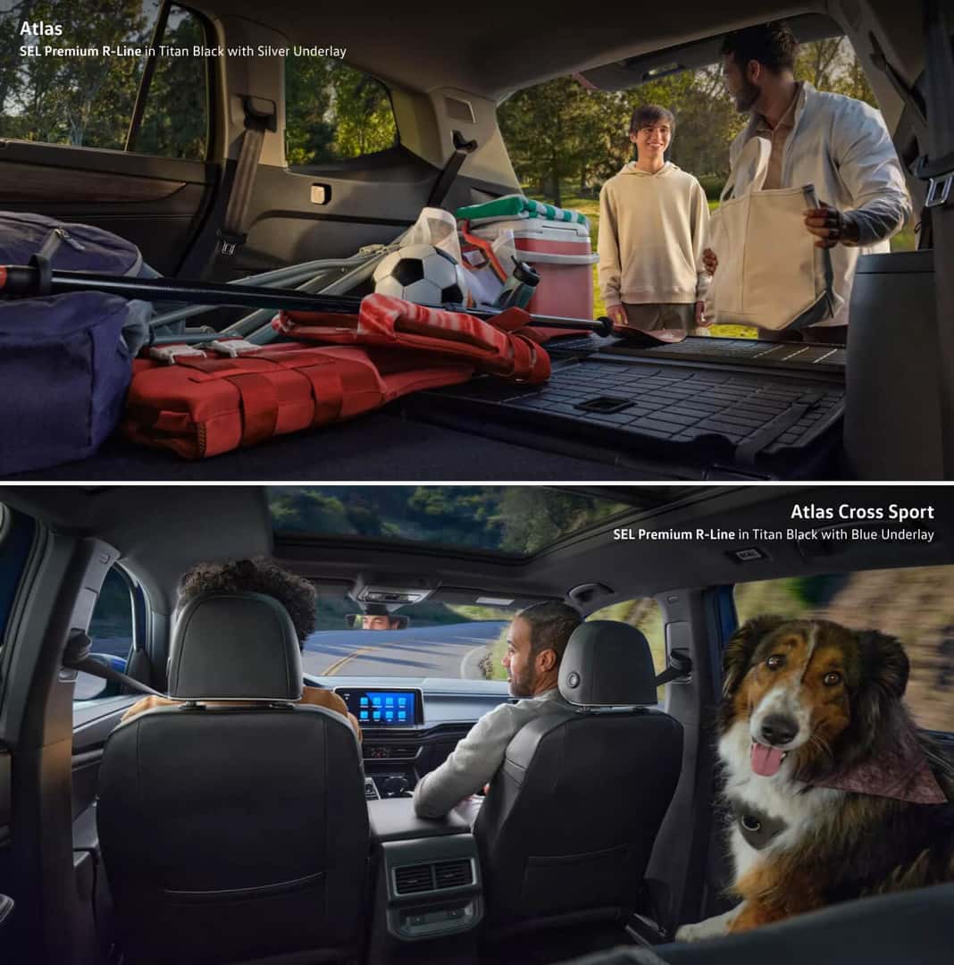 VW Atlas vs. Atlas Cross Sport: Dimensions, Cargo Space & Seating
