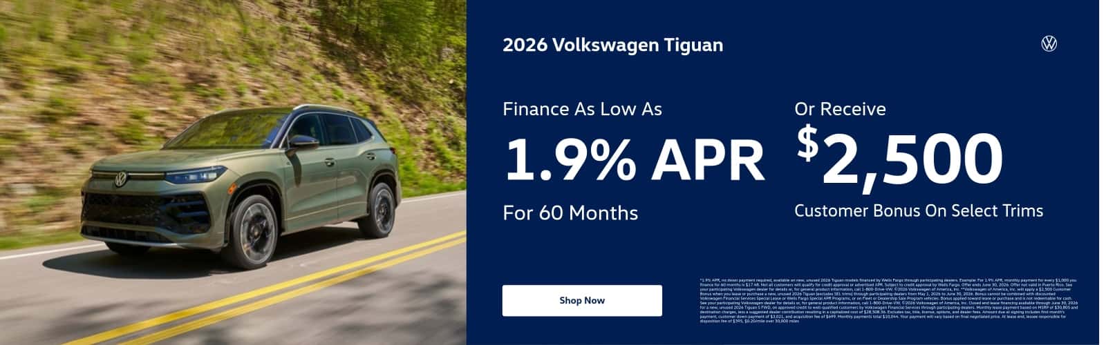 2026 Tiguan Special