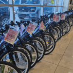 St. George Ford provided 50 new bikes and helmets for elementary school students.
