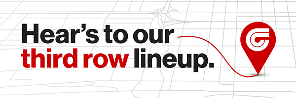 Hear's to our third row lineup