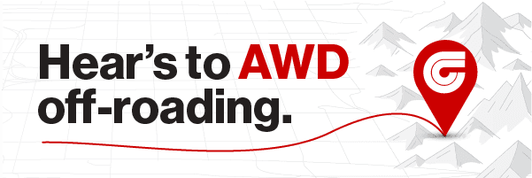 Hear's to AWD off-roading