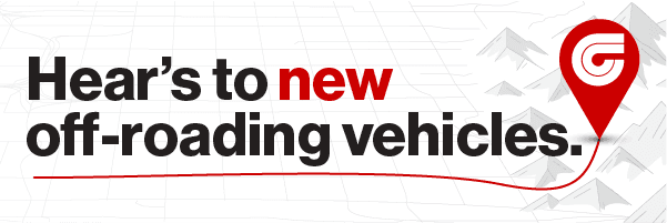 Hear's to new off-roading vehicles