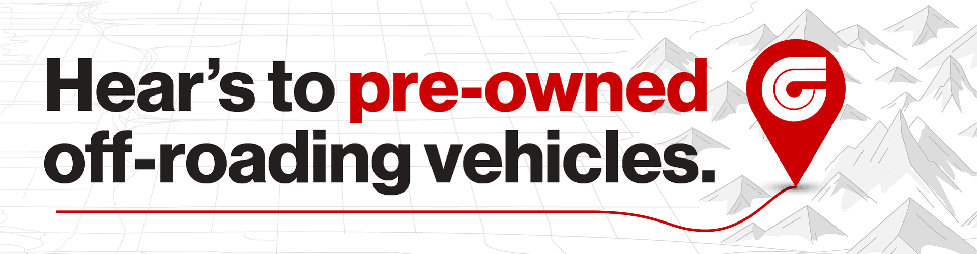 Hear's to pre-owned off-roading vehicles