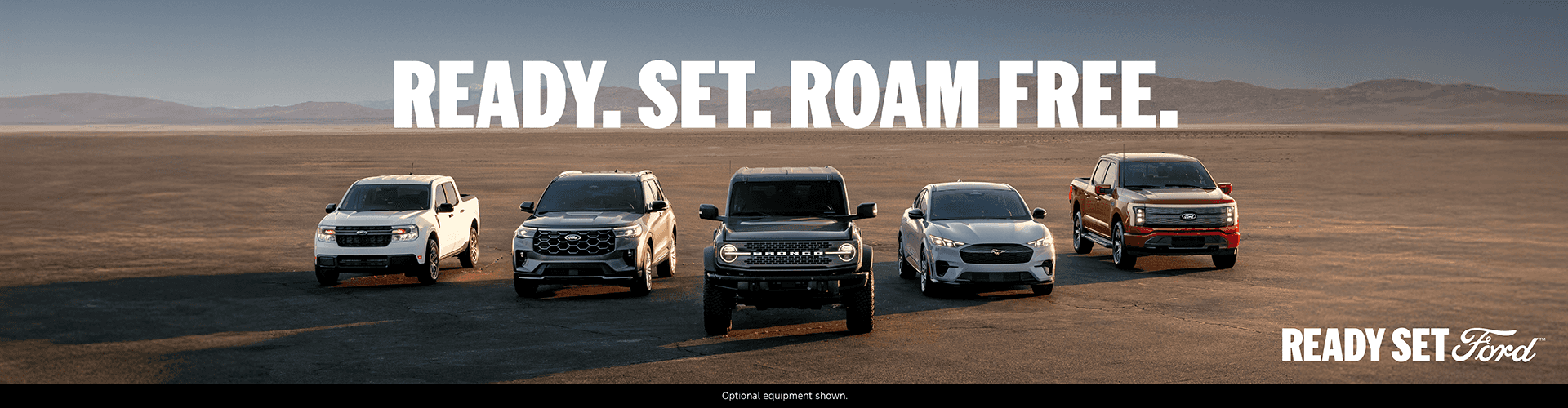 Ready. Set. Roam Free