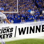 Kicks For Keys Winner - Student Kicking Field Goal