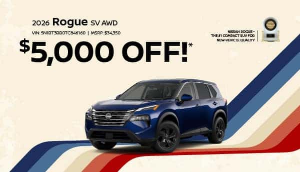 2026 Rogue SV AWD: $5,000 off MSRP!