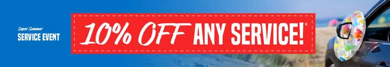 Super Summer Service Event | 10% off any service!