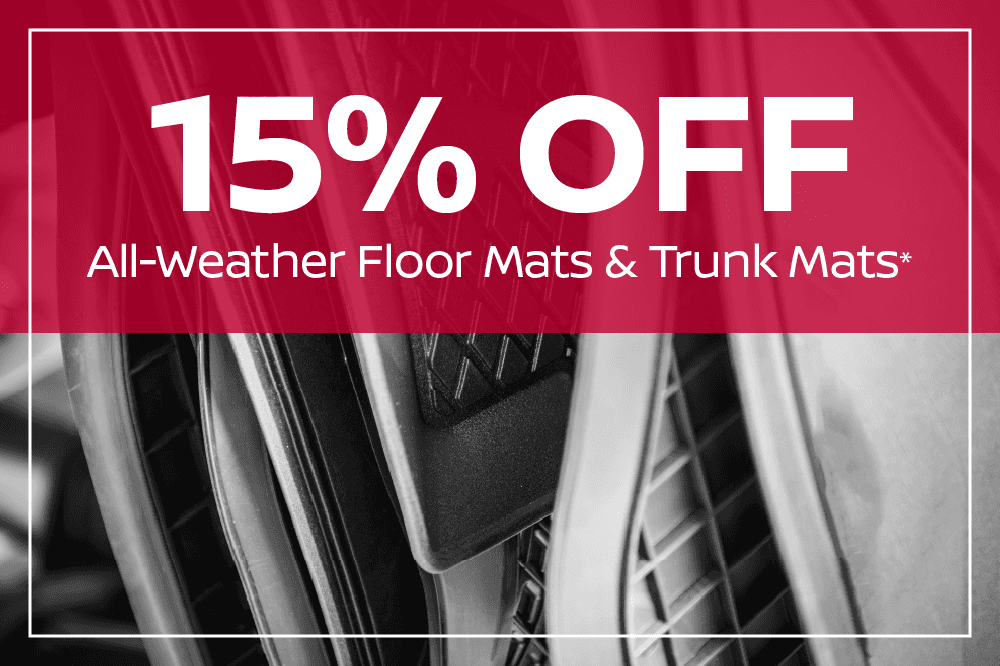 All-Weather Floor Mats & Trunk Mats — 15% Off**