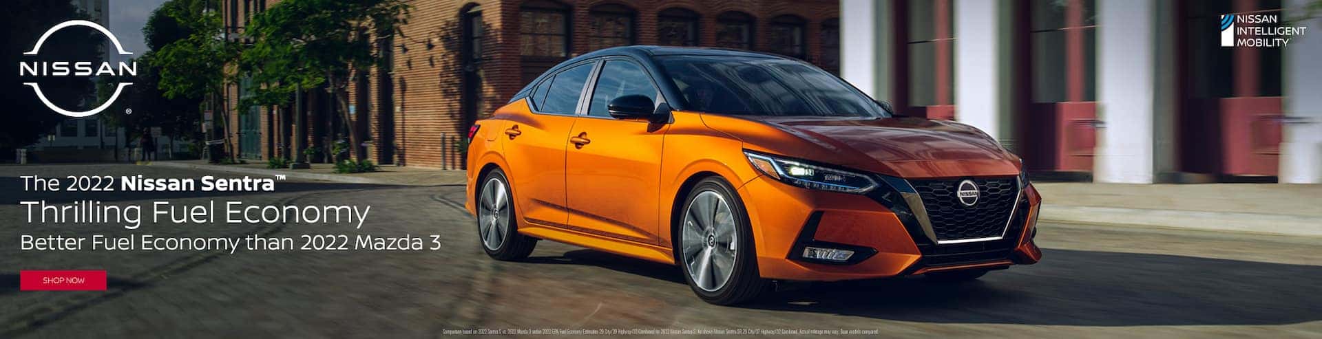 The 2022 Nissan Sentra Thrilling Fuel Economy Better fuel economy than 2022 Mazda 3
