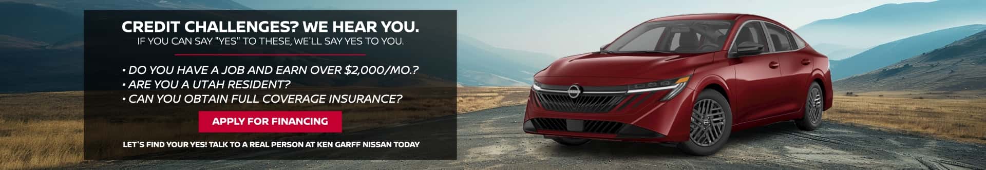 Nissan Credit Offer
