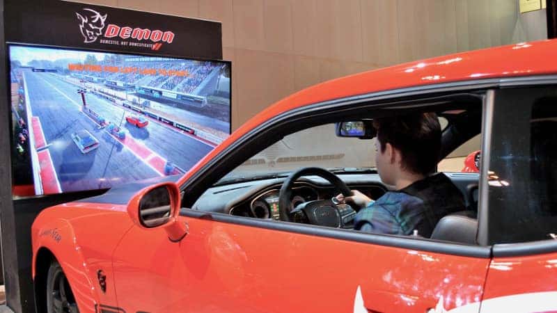 VR Test Drive of 2018 Dodge Challenger SRT® Demon at Chicago Auto Show